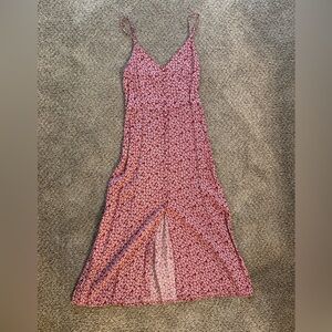 Abercrombie &fitch - red floral dress-size S-worn 3 times